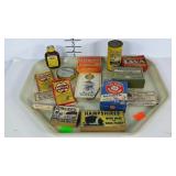 Advertising packages,  soaps, medicines, headache