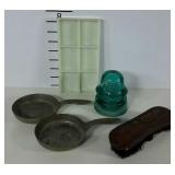 Mixed group, glass insulator, advertising coat