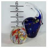 Glass paperweights