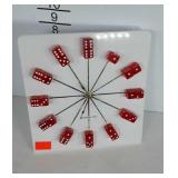 Atlantic City dice clock, runs