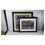 European street scene decor prints, framed and