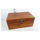 Vintage box with hinged lid