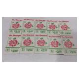 10 packs of stamps $24 face value