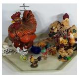 Rooster / Chicken Farmhouse Decor lot: chicken