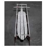 Snow Sled 54" painted runner sled