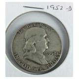 1952-D Franklin Half Dollar