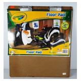 XL clip board with Crayola Floor Pad on it.