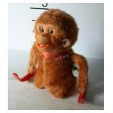 Vintage wind up monkey toy, he works