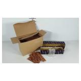 Coin wrappers, box of penny wrappers and seven