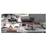 Misc, group lot, record, books, roller skates,