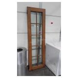 24" Door, 10 pane glass pine framed door, seller