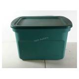 Sterilite tote with lid. 73 quart.