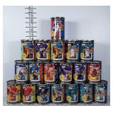 1997 WNBA Collector cans, each with trading cards