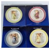 4 Hummel plates from 1995, 1996, 1998 & 2000.