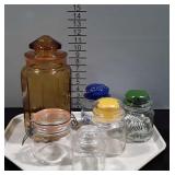 Kitchen Glass Canister Type Jars