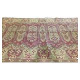 Native American style weaving, hemmed on both