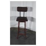 Counter Stool. Industrial type metal base,