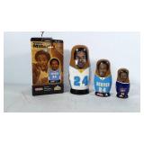 NBA Andre Miller nesting dolls.