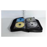 CD case with some CDs, mostly self recorded,