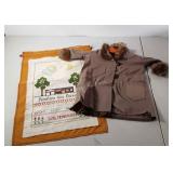 Handcrafts, doll or small child size coat with