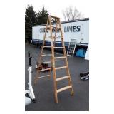 Werner 8 foot wooden step ladder. Seller code LW