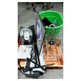 TV wall mount, keyboard with stand but no cords,