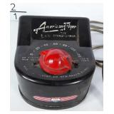 American Flyer toy transformer for model 
 Train