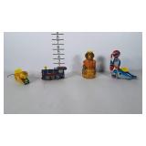 Tin wind-up toys. Ages and conditions vary,  but