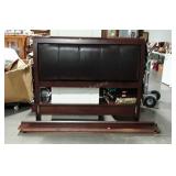 Queen size headboard and footboard with rails, no