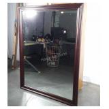 Large Framed Wall Mirror, 45x59", seller code DQ