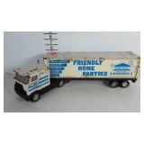 Nylint tractor trailer truck, "Friendly Home