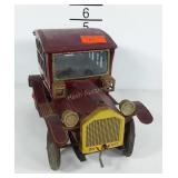 Toys, vintage battery operated tin car, not