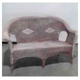Wicker Loveseat 48" seat