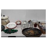 Group lot, includes glassware cassette tapes