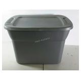 Sterilite tote with lid. 18 gallon.