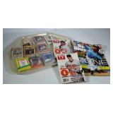 Baseball trading cards, TV Guides and Sports