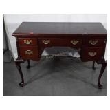 Low Boy type Desk, Queen Anne footed, 5 drawers,