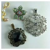 Four Premier design jewelry pendants