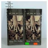 CDs, two Bon Jovi CDS "Keep the Faith", in