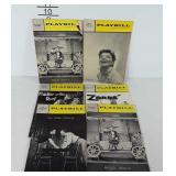 Play bills, six including Zorba, Hello Dolly, The