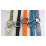 Five wrist watches