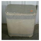 Red-Man wicker clothes hamper in nice condition.