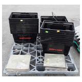 Skid lot, includes tile for patio table, and