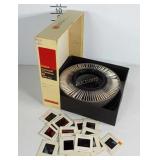 Kodak slide carousel with slides, Arizona,