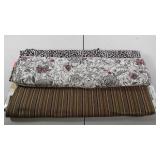 Fabric, three complimentary fabrics including