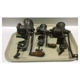 Three food Grinder choppers
