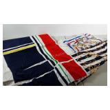 Fabric, nautical themed fabrics, large bolt