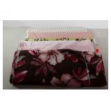 Fabric, five complimentary fabrics, including