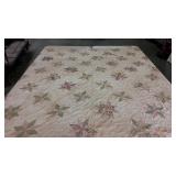 Early Quilt piece, lots of wear as shown, 78 x 68