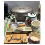 Kitchenware- cutting board, napkin holder, cookie